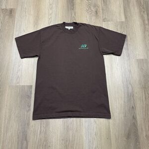 Joe Freshgoods New Balance Shirt Mens Medium Brown Tee T-Shirt Streetwear Logo